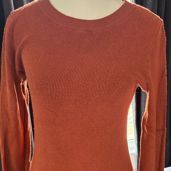 Cyrus Terracotta Long Sleeve Top - Picture 2 of 4